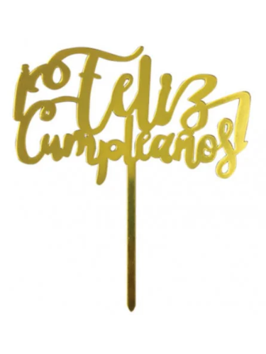 Decoración de pastel, feliz cumpleaños