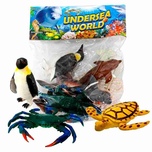 Bolsa de animales de mar grande