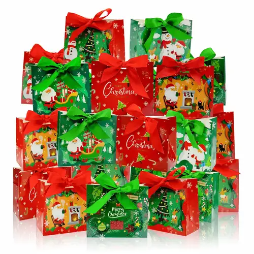 Bolsa de regalo mini navideño