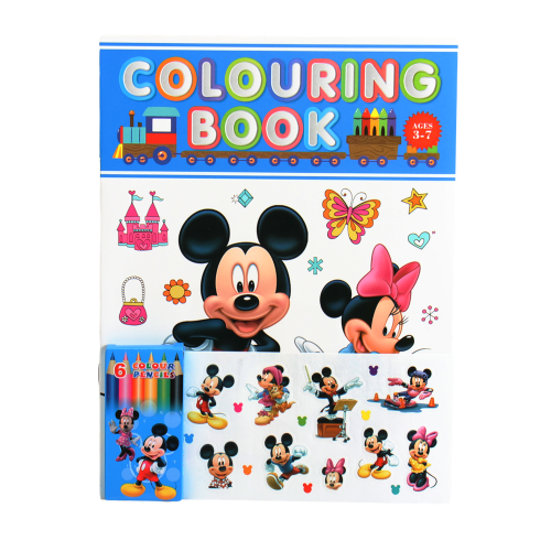 Libro para colorear grande con colores