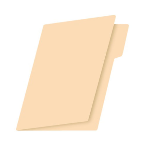 Folder tamaño oficio no color