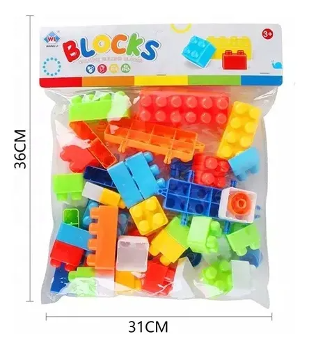Paquete de bloques tipo legos grande
