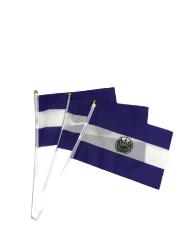 Bandera pequeña de El Salvador
