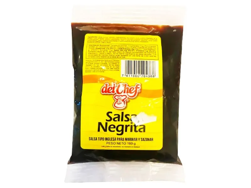 del chef salsa negrita