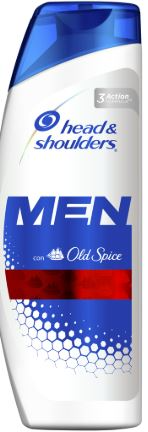 SHAMPOO HEAD&SHOULDERS MEN OLD SPICE 375ml