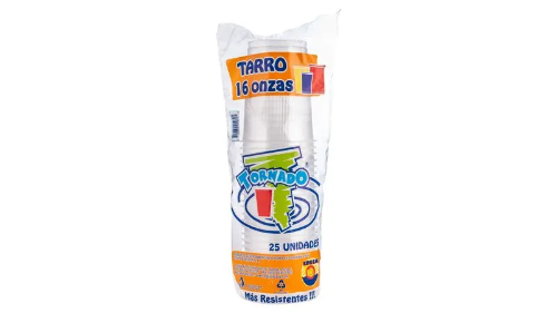 Vasos Tornado 16onz (25 unidades)