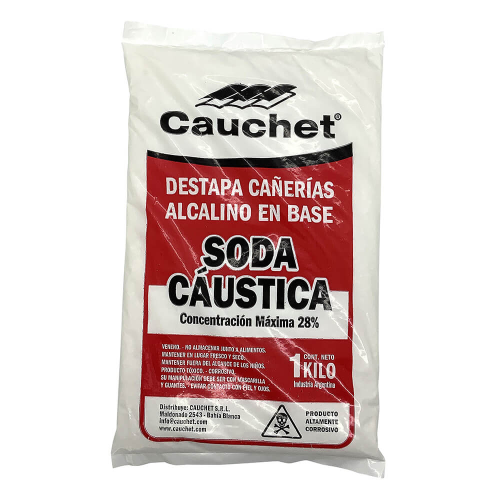 Soda Caustica 500gr CAUCHET