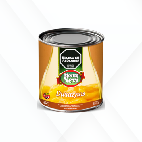 durazno mitades Monte Nevi 820g