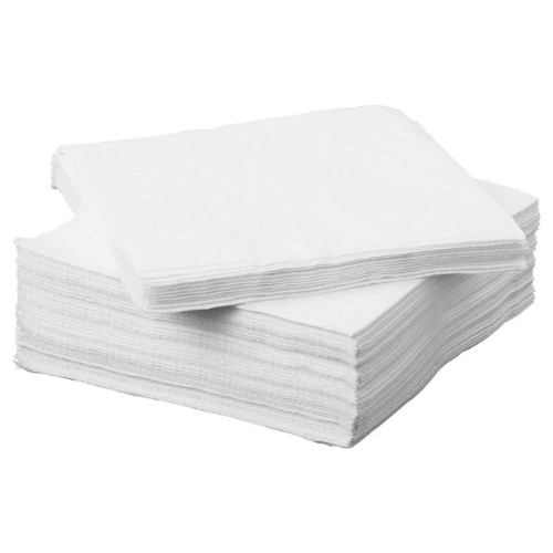 servilleta papel 18x18 cm x caja 1500 unidades