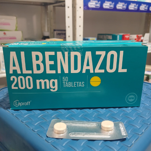 ALBENDAZOL 200 MG X 2 TABLETAS