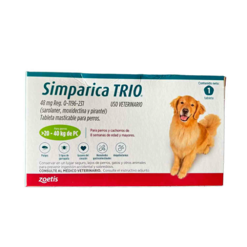 Simparica trio 20-40kg 48mg