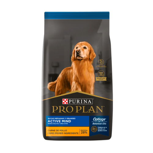 Proplan 3kg active mind adulto raza mediana