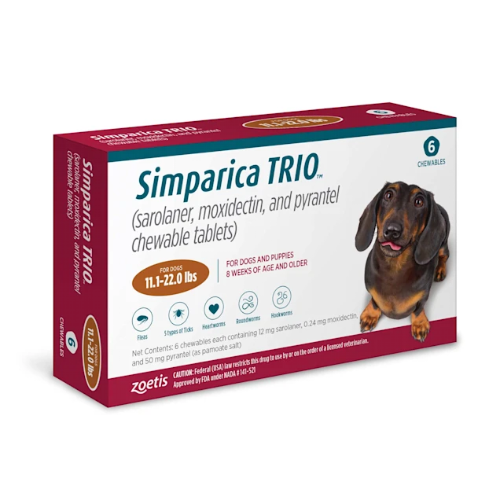 Simparica trio 5-10kg 12mg