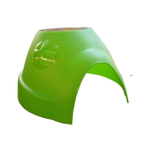 Domo para conejo verde