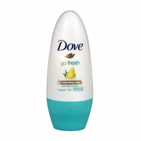 Antitranspirante Dove roll on Pera y Aloe