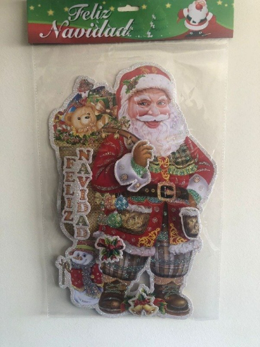 Adorno Papa Noel Navidad 40cm