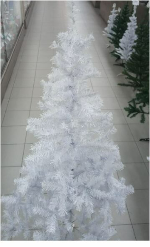 Arbol blanco 120cm xmd23040 Navidad 90r