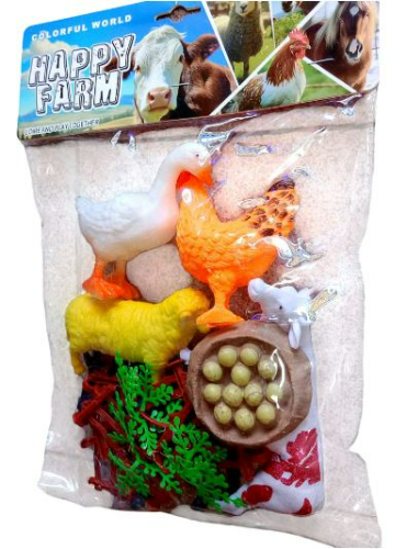 Animales Granja Lili x5 Happy Farm