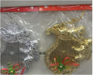 Adorno Arpa Navidad CM2102