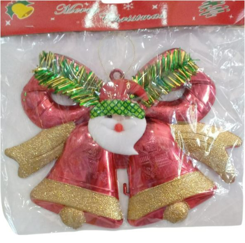Adorno campanas Papá Noel