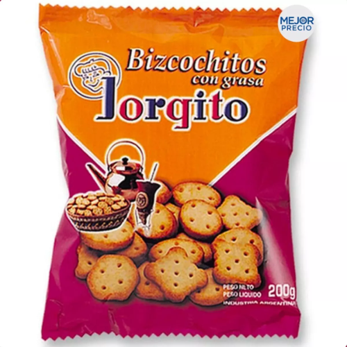 Bizcochos Jorgito grasa x200g