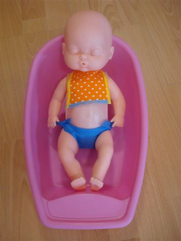Bebe y Bañera Plastisol  J11