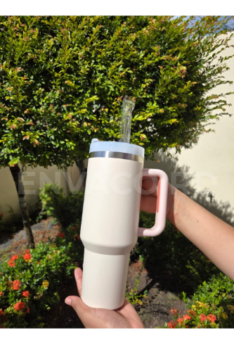 VASO TERMICO ROSE CREAM 40 OZ