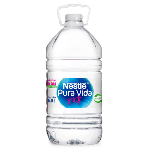 BIDON AGUA NESTLE SIN GAS 6 LITROS