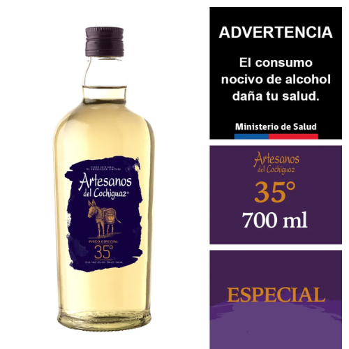Artesanos del cochiguaz 35grados 700ml