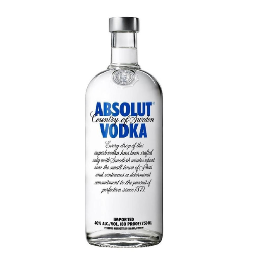 Absolut transparente  750ml