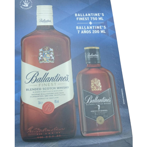 BALLANTINES PROMOCION 750  250 ML