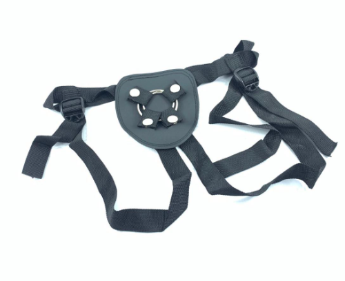 Arnés Basic para Dildo Negro Correas Ajustables