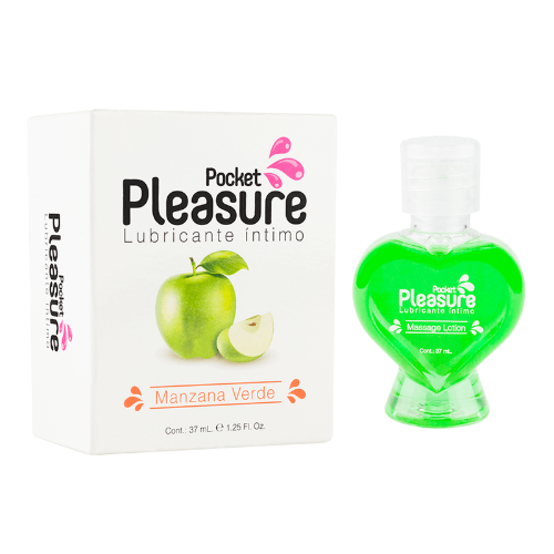 Lubricante Intimo Manzana Verde x 37 ml Pocket Pleasure