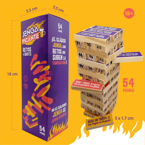 Juego Jenga Picante Erotic Games
