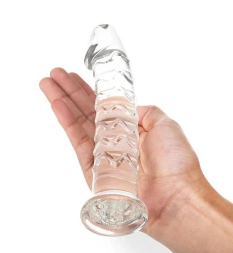 Dildo de vidrio Roger Transparente Camtoyz