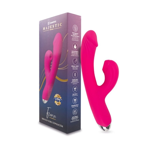 Vibrador Doble Estimulación Flora