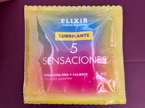 Lubricante 5 Sensaciones Sobre Elixir 5ml