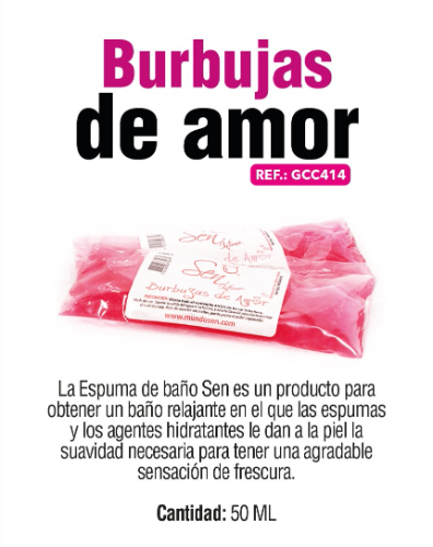 Burbuja De Amor Sachet X 50Ml Sen Intimo