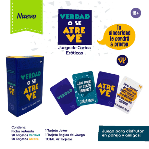 Cartas Verdad o se Atreve Erotic Games
