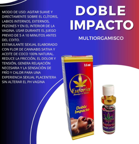 Multiorgasmo Euforia Doble Impacto Spray 3.5ml