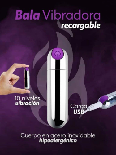 Bala Vibradora Recargable USB L13