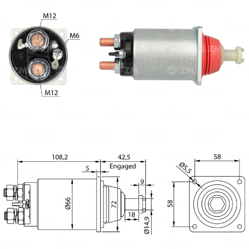 Automático de Arranque 833 24v ZM