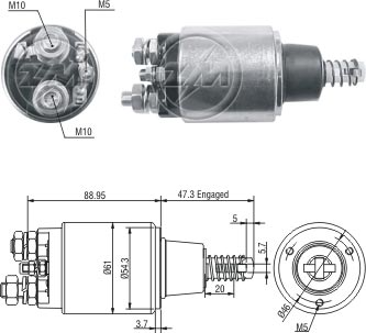 Automático de Arranque 735 12v ZM