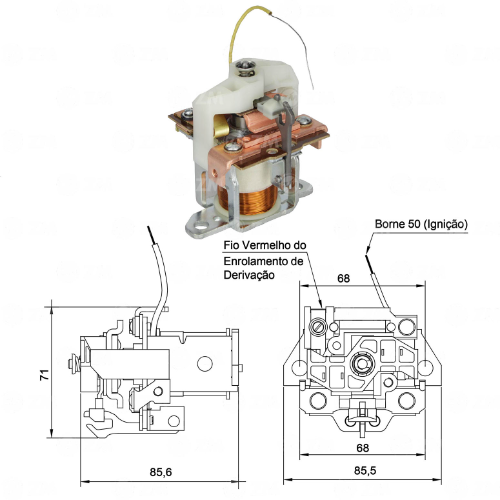 Automático de Arranque 901 12v ZM