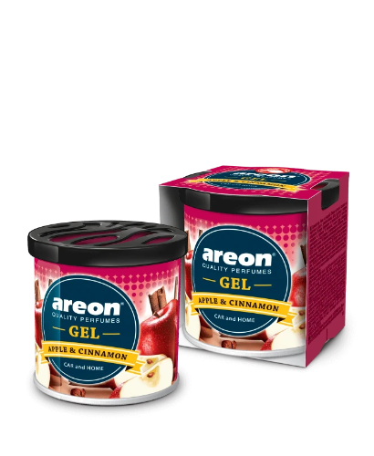 Perfume Gel Can Apple & Cinnamon AREON