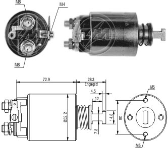 Automático de Arranque 583 12v ZM