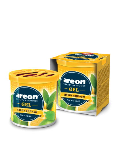 Perfume Gel Can Citrus Squash AREON