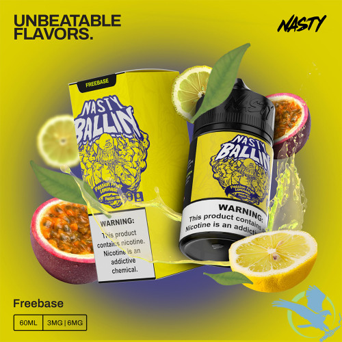 Esencia Nasty Juice Ballin 60ml Passion Fruit Lemonade 3mg
