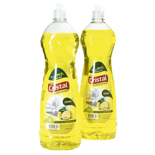 detergente cristal pack x 2