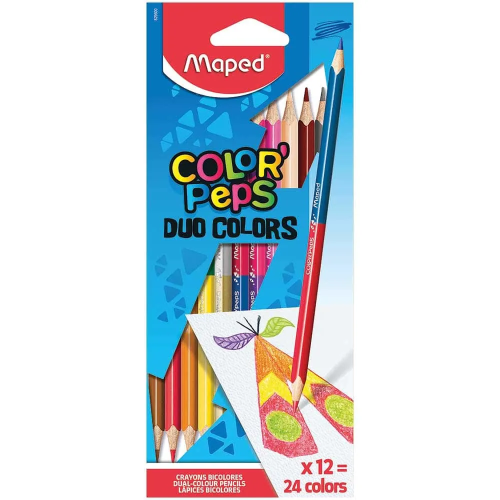 Colores Maped duo 12pz